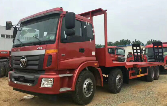 【國(guó)五】歐曼前四后八挖機(jī)平板車(chē)