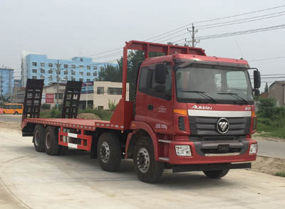 【國(guó)五】歐曼前四后八挖機(jī)平板車(chē)