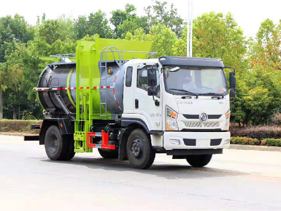 東風(fēng)專底D1L國(guó)六8~10方方餐廚垃圾車(chē)