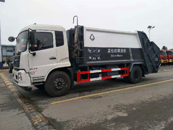 東風天錦國六12~14方壓縮式垃圾車（可上京牌）